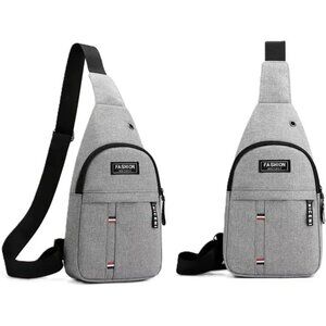 Fashionable Crossbody Sling Backpack - Adjustable, Water-Repellent, Slim Design